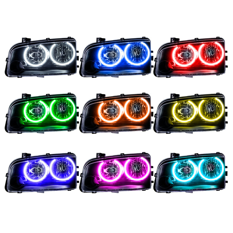 Oracle Dodge Charger 05-10 Halo Kit - ColorSHIFT w/ Simple Controller