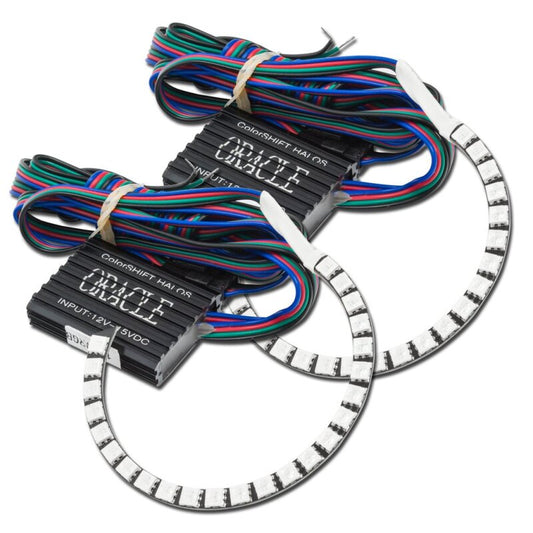 Oracle 16-18 Chevy Camaro RS Headlight Projector Halo Kit - ColorSHIFT w/ BC1 Cntrl