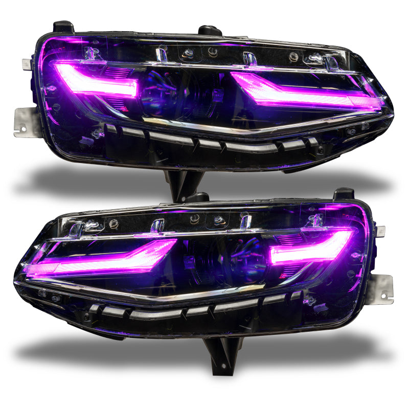 Oracle 19-21 Chevy Camaro LS/LT RGB+A Headlight DRL Kit - w/ Simple Controller